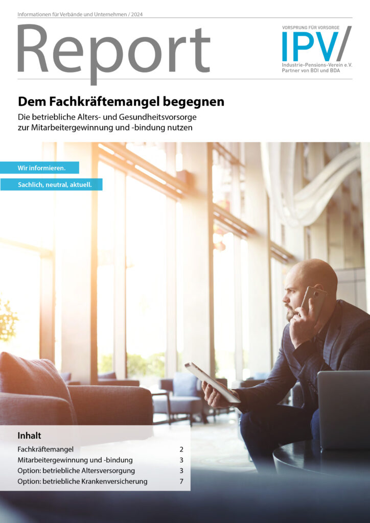 IPV Report Dem Fachkraeftemangel begegnen 2024 08 1 Cover