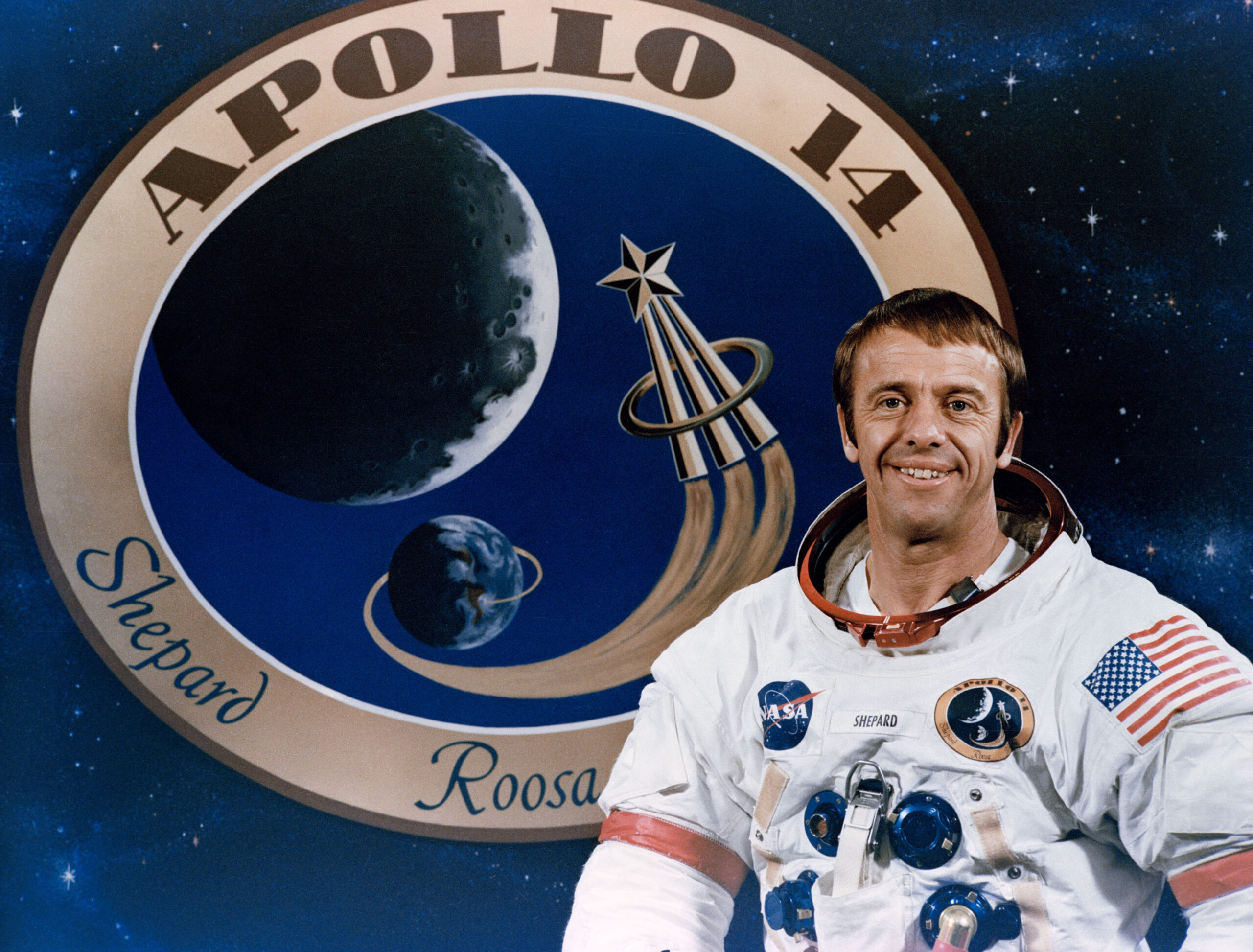 Alan Shepard commander of Apollo 14 scaled