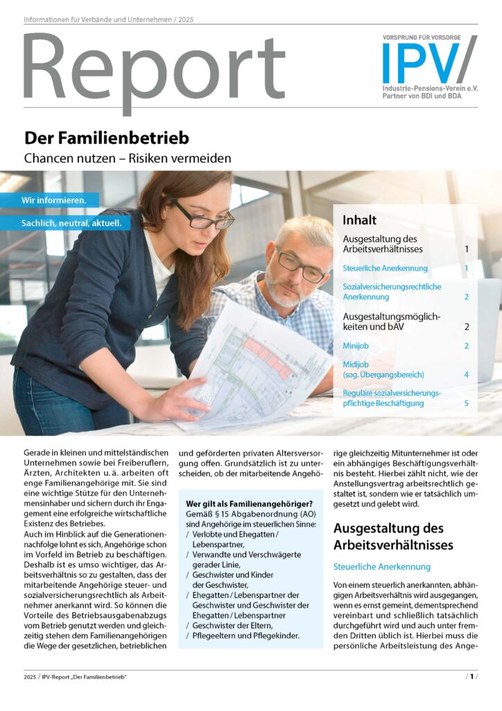 Startseite 16 IPV Report Familienbetrieb 2025 Seite 1