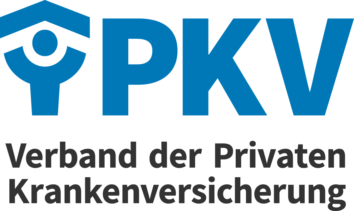 PKV Logo farbig Claim schwarz RGB