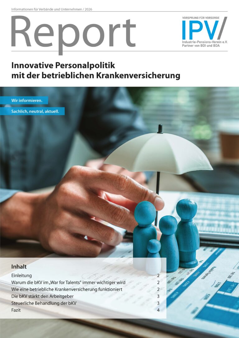 Cover IPV Report_Innovative Personalpolitik mit der bKV