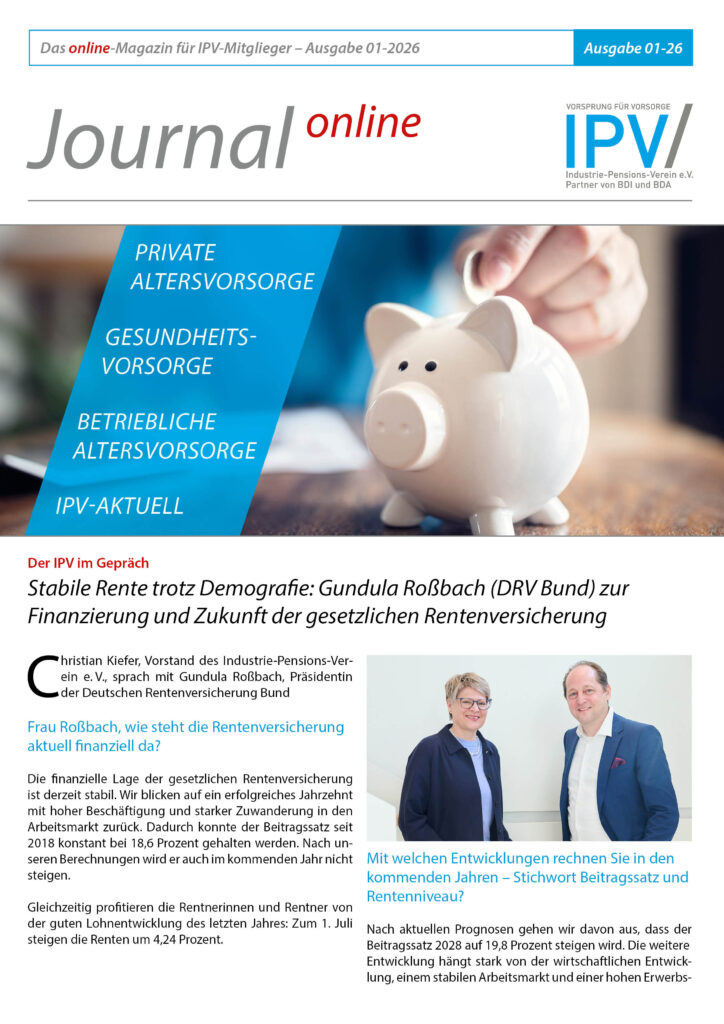 IPV-Journal 01-2026 - das Magazin für Mitglieder